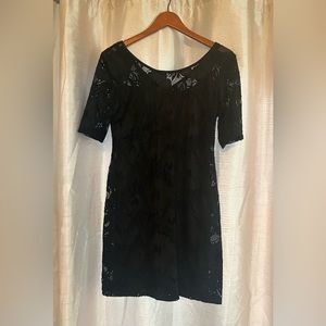 Little, lacy black dress